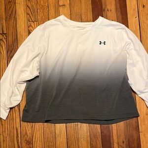 Under Armour Gradient Sweatshirt - White and Gray